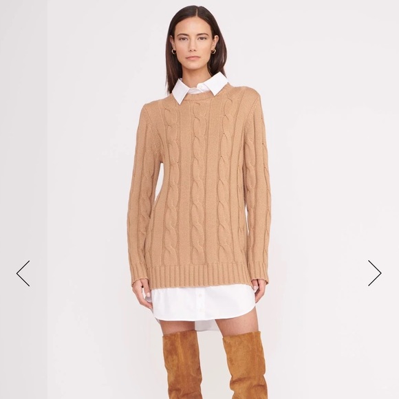 STAUD ALDRIN DRESS CAMEL WHITE - Picture 5 of 6